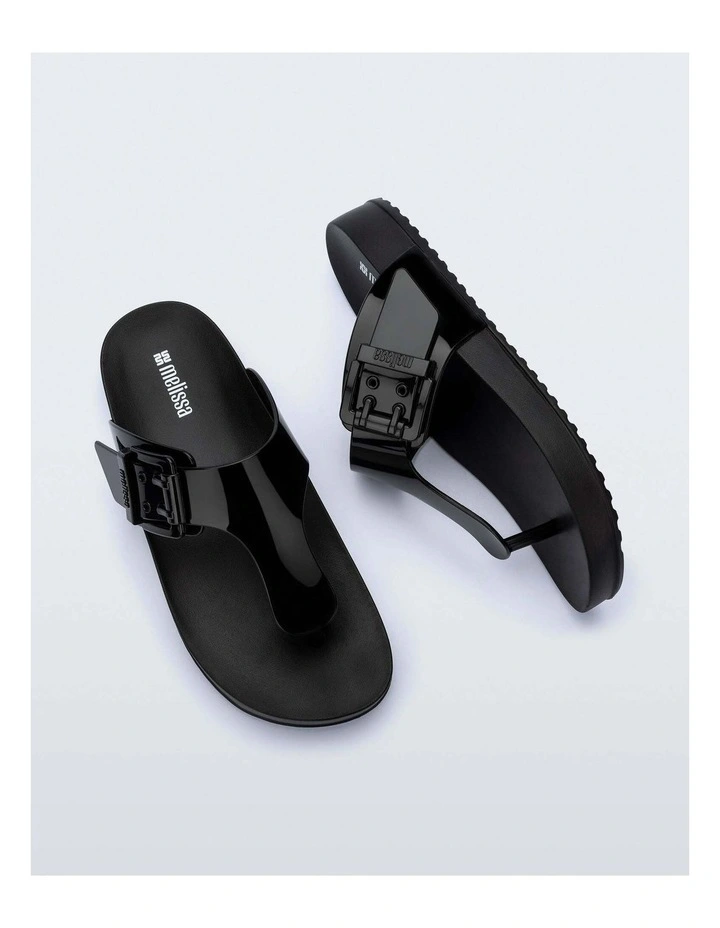 MELISSA COZY FLIP FLOP- BLACK image 4