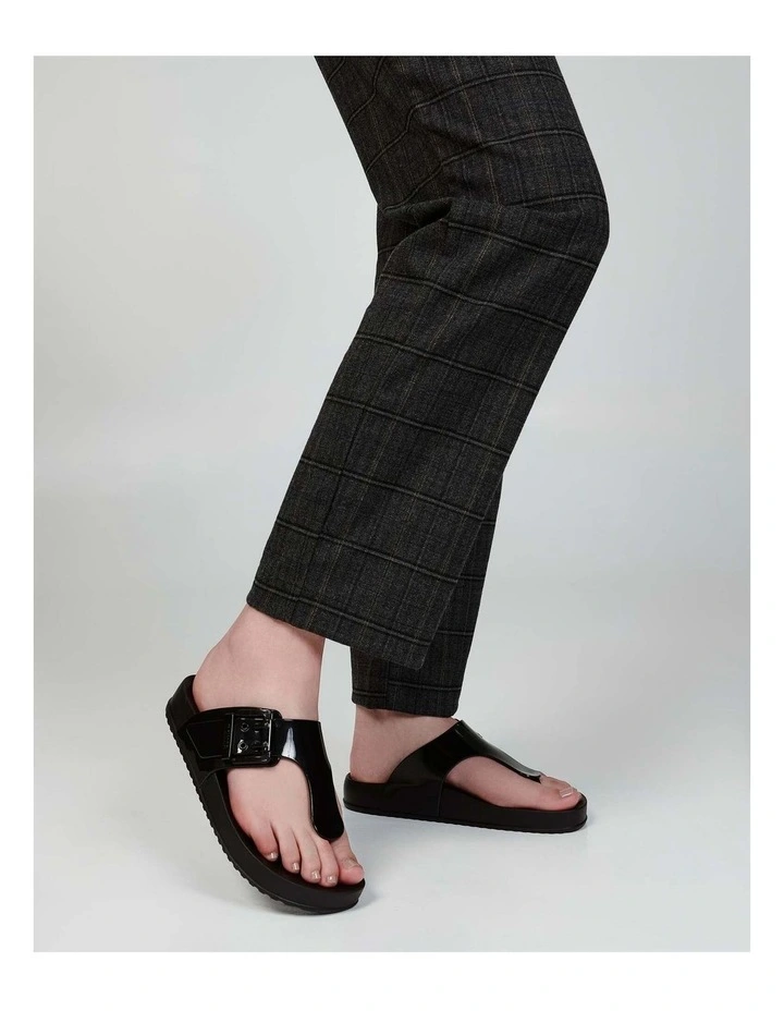 MELISSA COZY FLIP FLOP- BLACK image 5