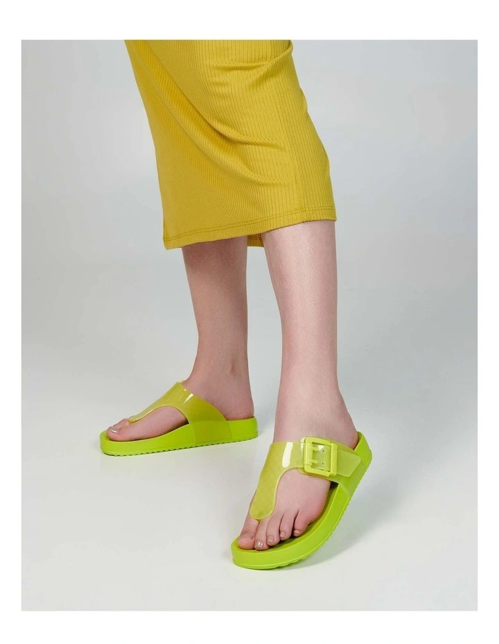 MELISSA COZY FLIP FLOP- GREEN image 5