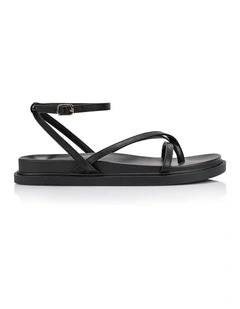 Brinley Footbed Sandals -Black