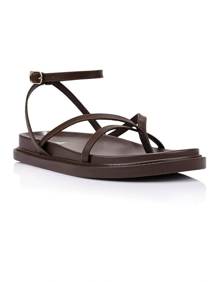 Brinley Footbed Sandals - Chocolate Brown image 2