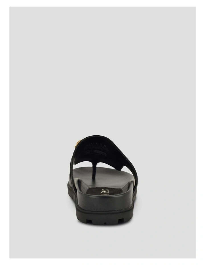 Farron Thong Sandals in Black image 4
