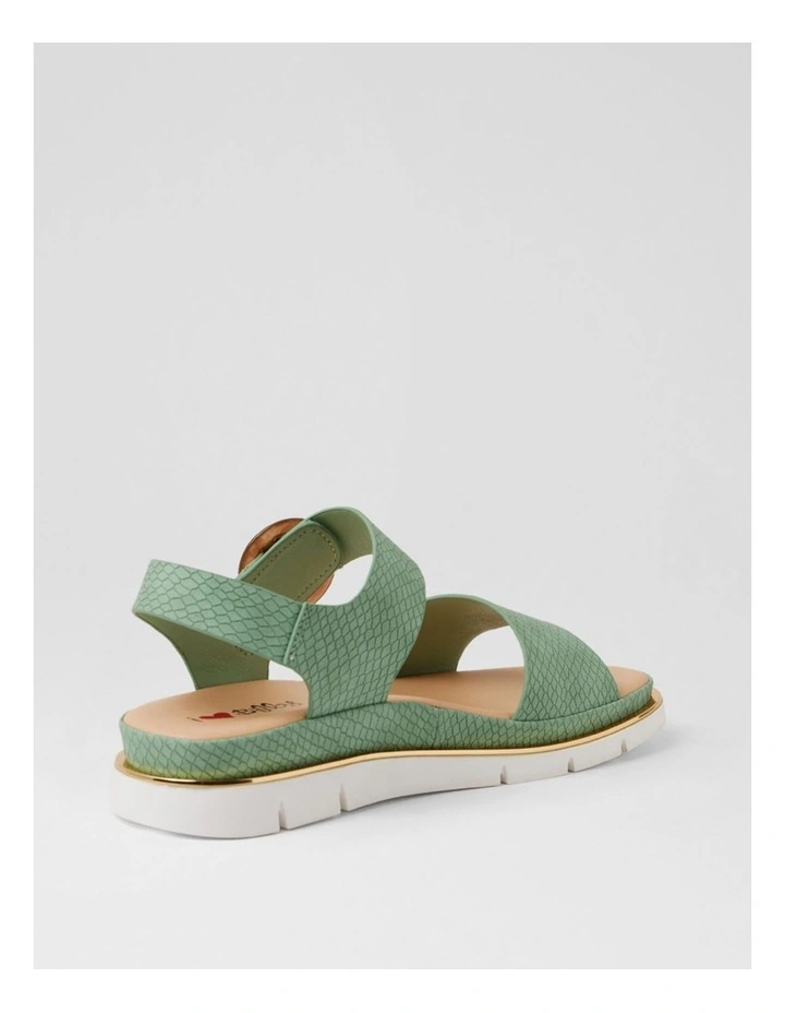Beebeet Celadon Lizard Sandals image 3