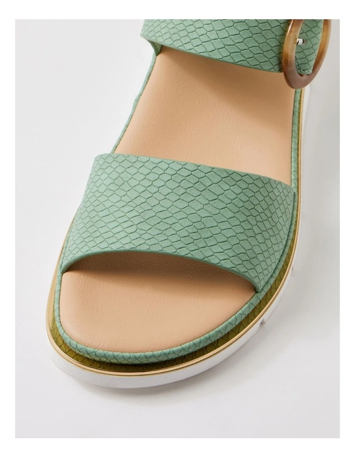 Beebeet Celadon Lizard Sandals image 4