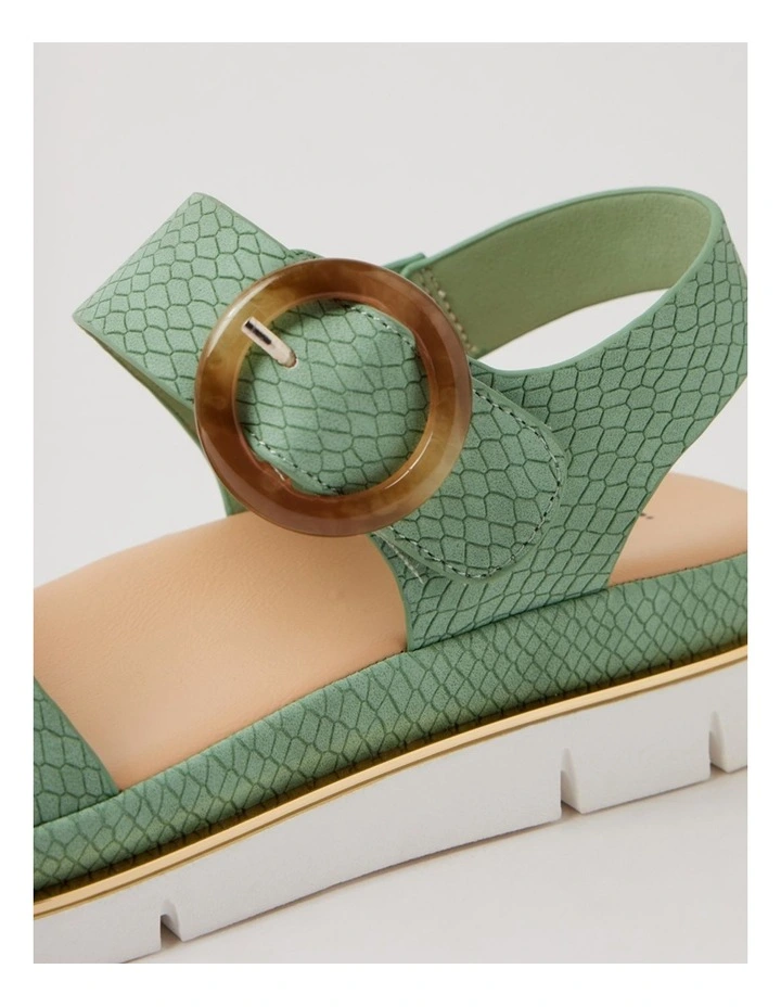 Beebeet Celadon Lizard Sandals image 5