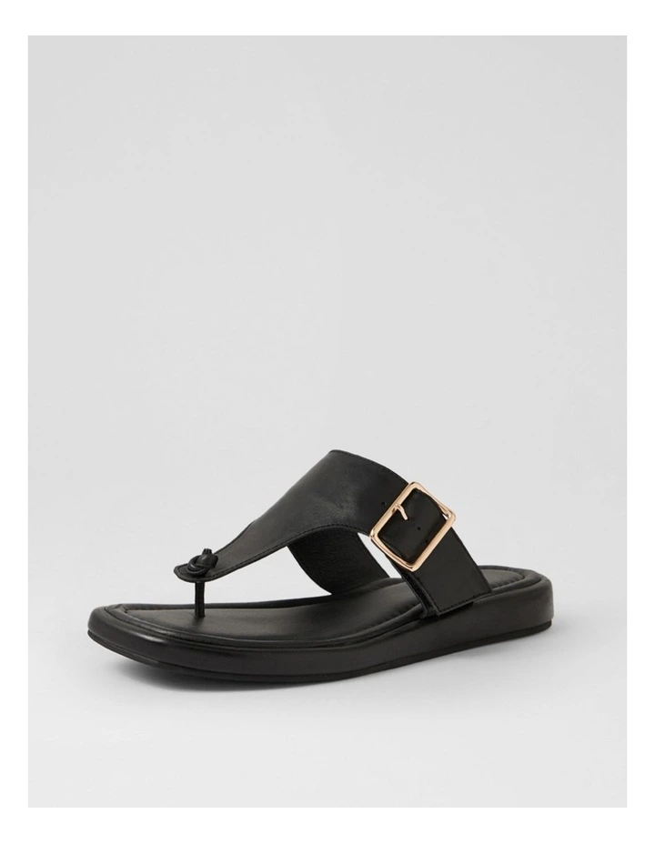 Remma Black Leather Sandals image 2