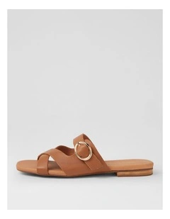 Alluse Dark Tan Leather Sandals