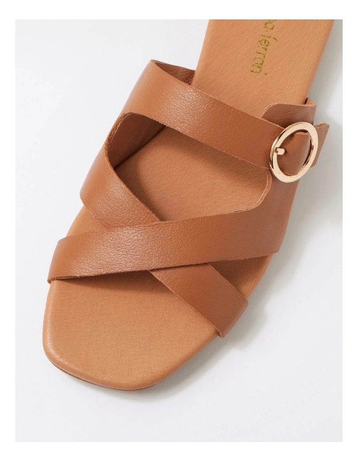 Alluse Dark Tan Leather Sandals image 4