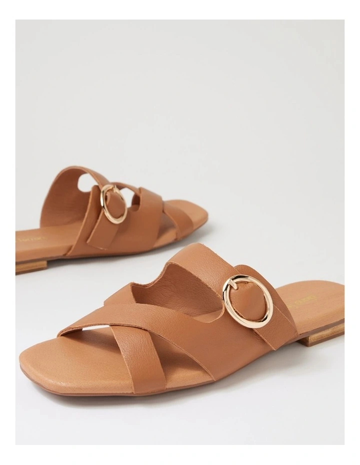 Alluse Dark Tan Leather Sandals image 5