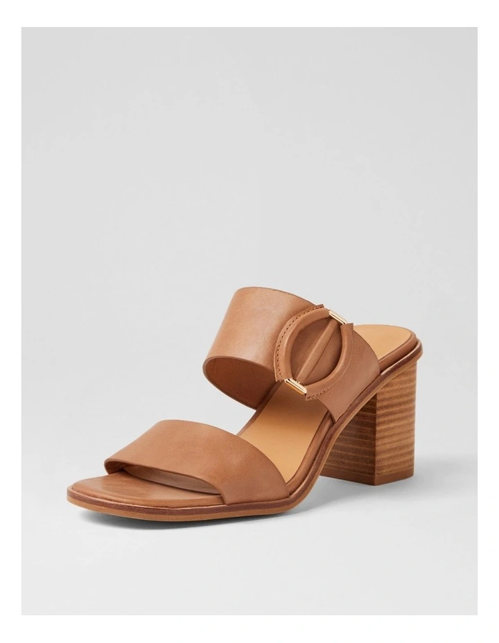 Nixoni Tan Natural Leather Sandals image 2