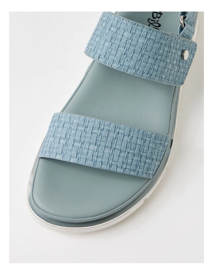 Bizzkit Mid Blue Weave Sandals image 4