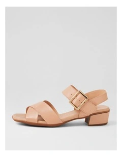 Davisons Dark Nude Leather Sandals
