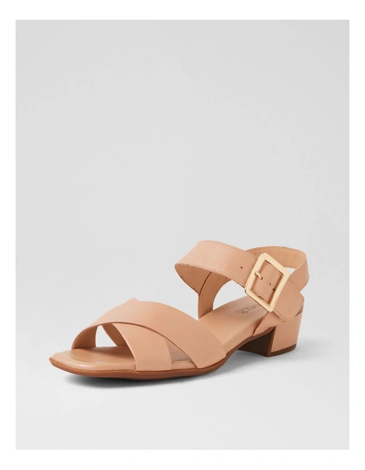 Davisons Dark Nude Leather Sandals image 2