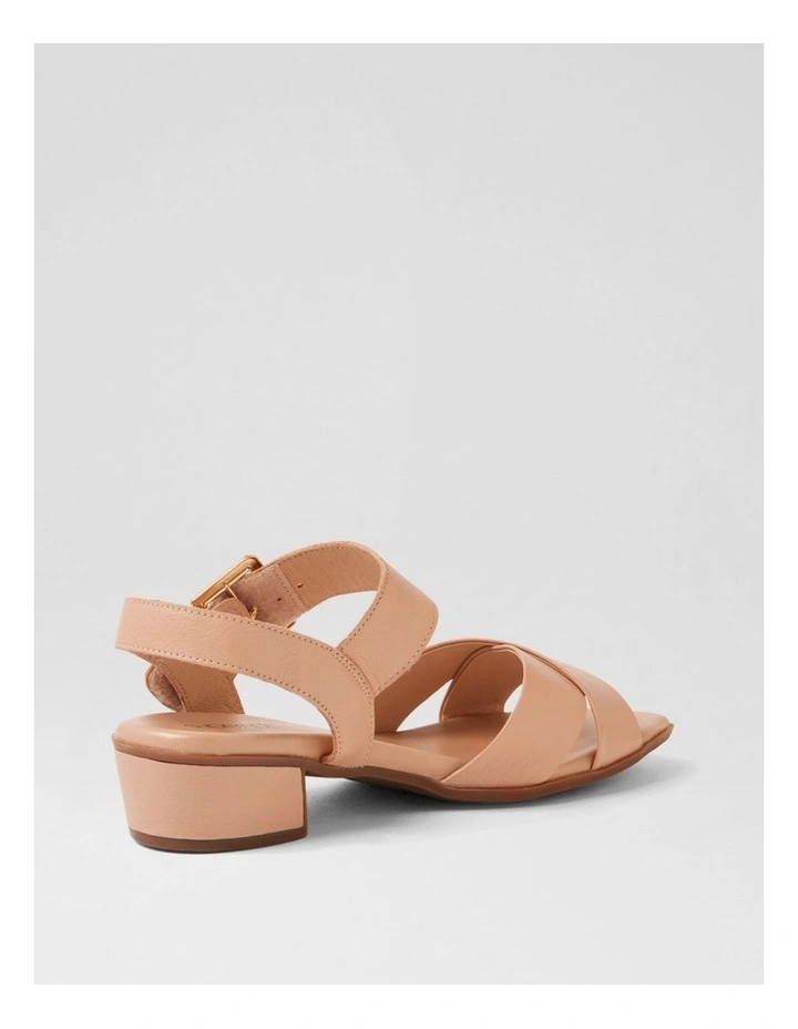 Davisons Dark Nude Leather Sandals image 3