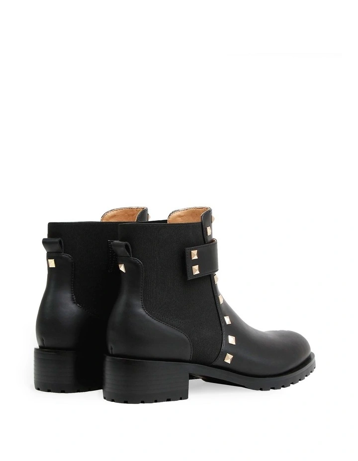 City Lights Leather Ankle Boot in Black image 2
