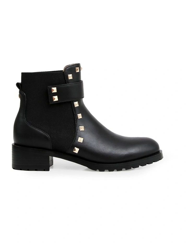 City Lights Leather Ankle Boot in Black image 4