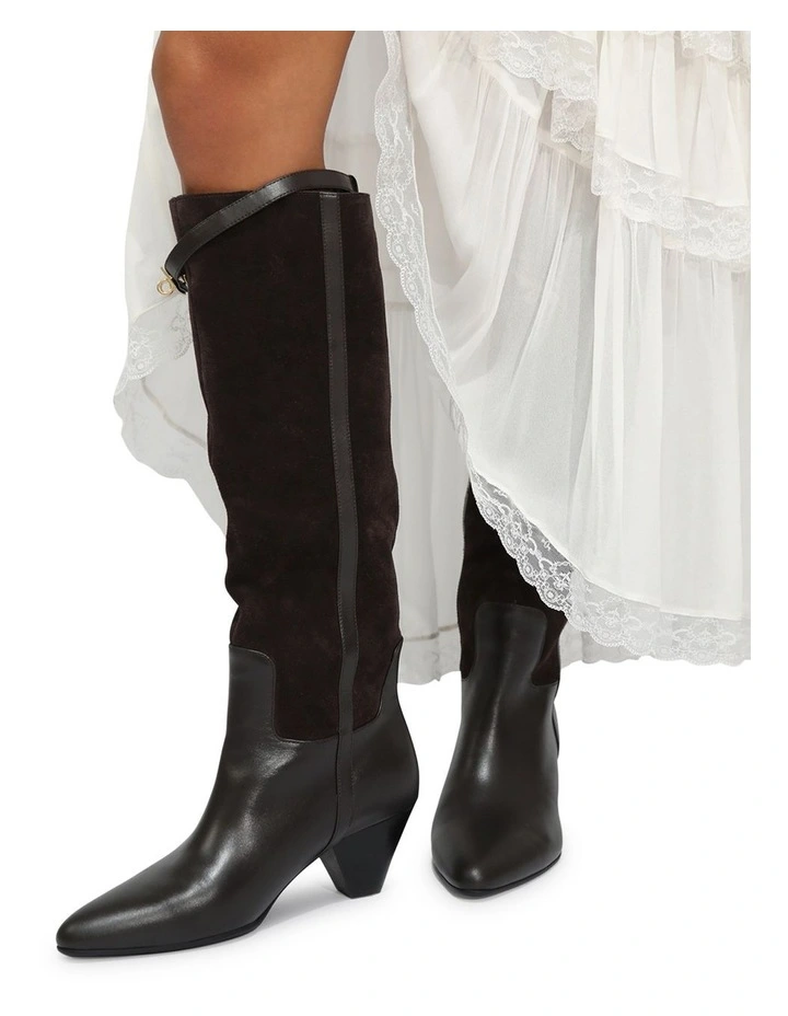 Wild Thing Knee High Boot in Chocolate image 2