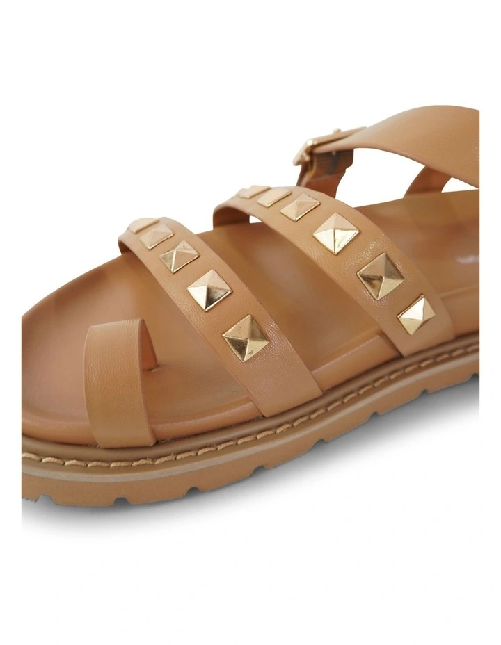 Morning Mood Chunky Stud Sandal in Camel image 6