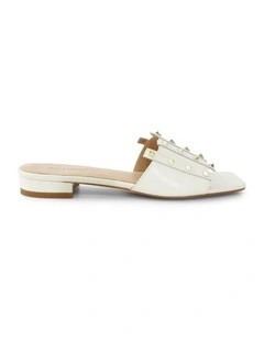 Until We Meet Stud Slide in Cream