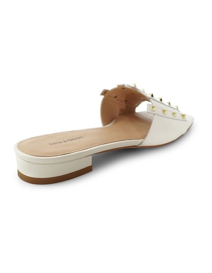 Until We Meet Stud Slide in Cream image 3