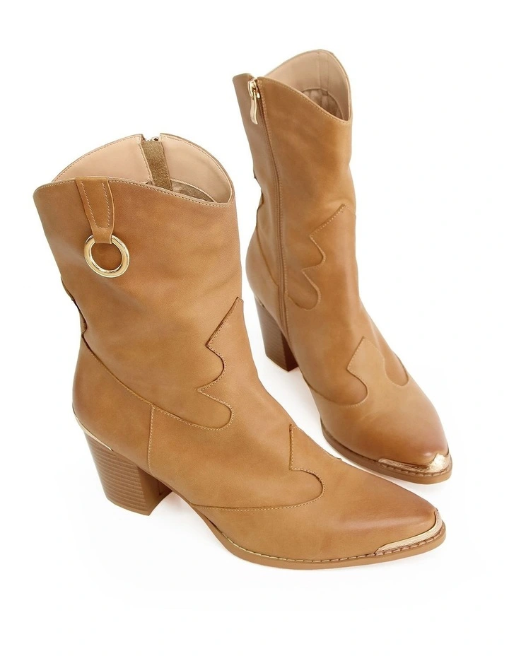 Dallas Western Boot in Tan image 5