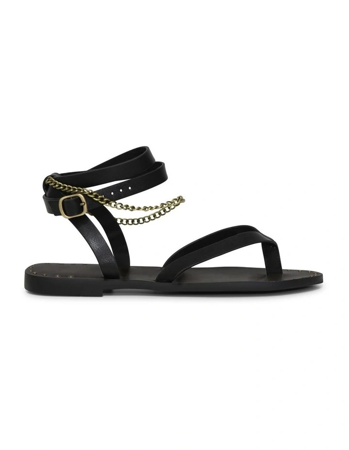After Chain Sandal in Raisin/Black image 2