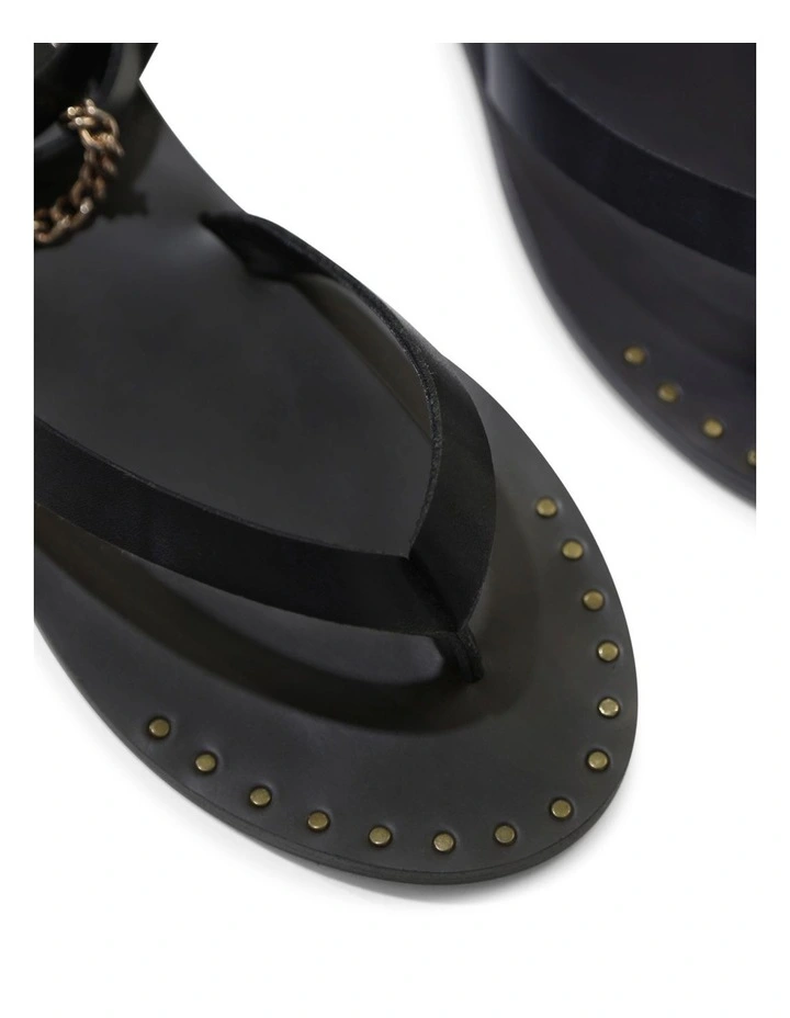 After Chain Sandal in Raisin/Black image 7