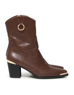 Dallas Western Boot in Chocolate
