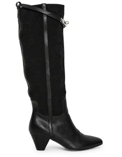 Wild Thing Knee High Boot in Black