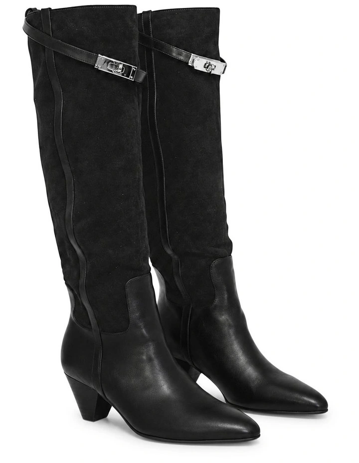 Wild Thing Knee High Boot in Black image 3