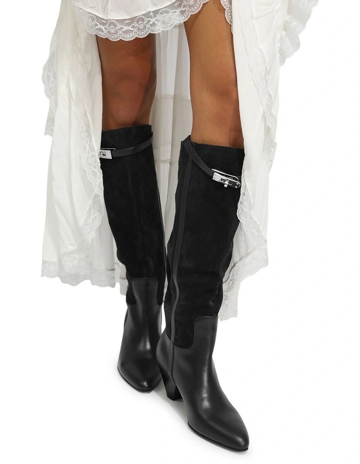Wild Thing Knee High Boot in Black image 7