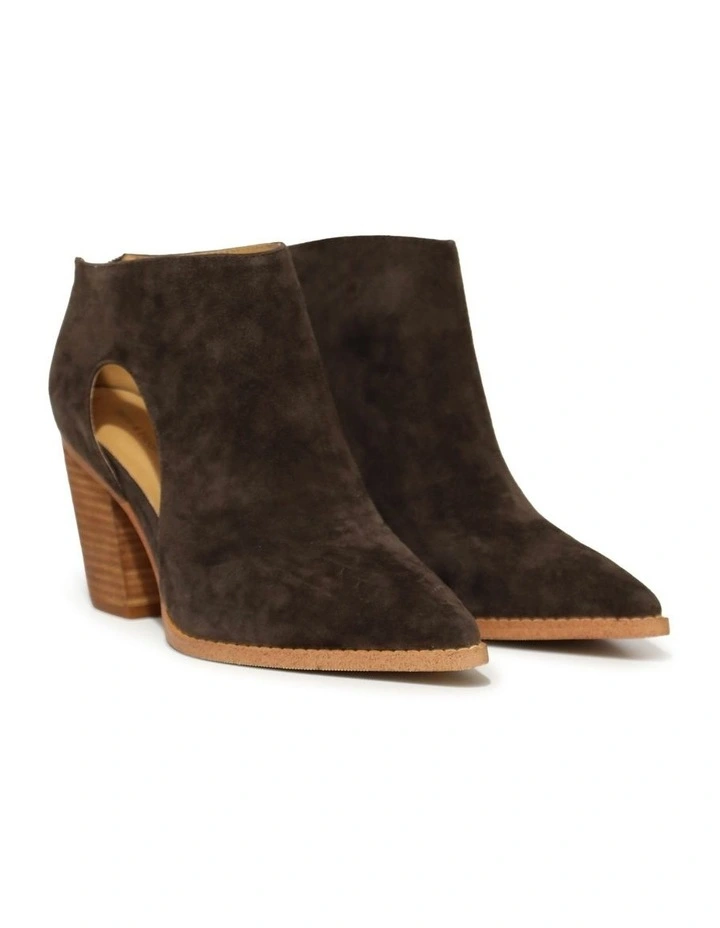 Midnight Special Suede Ankle Boot in Chocolate image 2