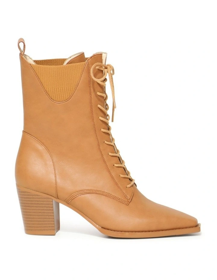 Jumping Ship Laced Boot in Tan image 1
