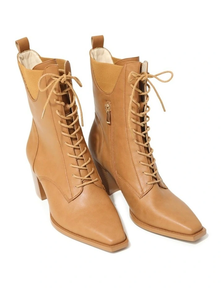 Jumping Ship Laced Boot in Tan image 4