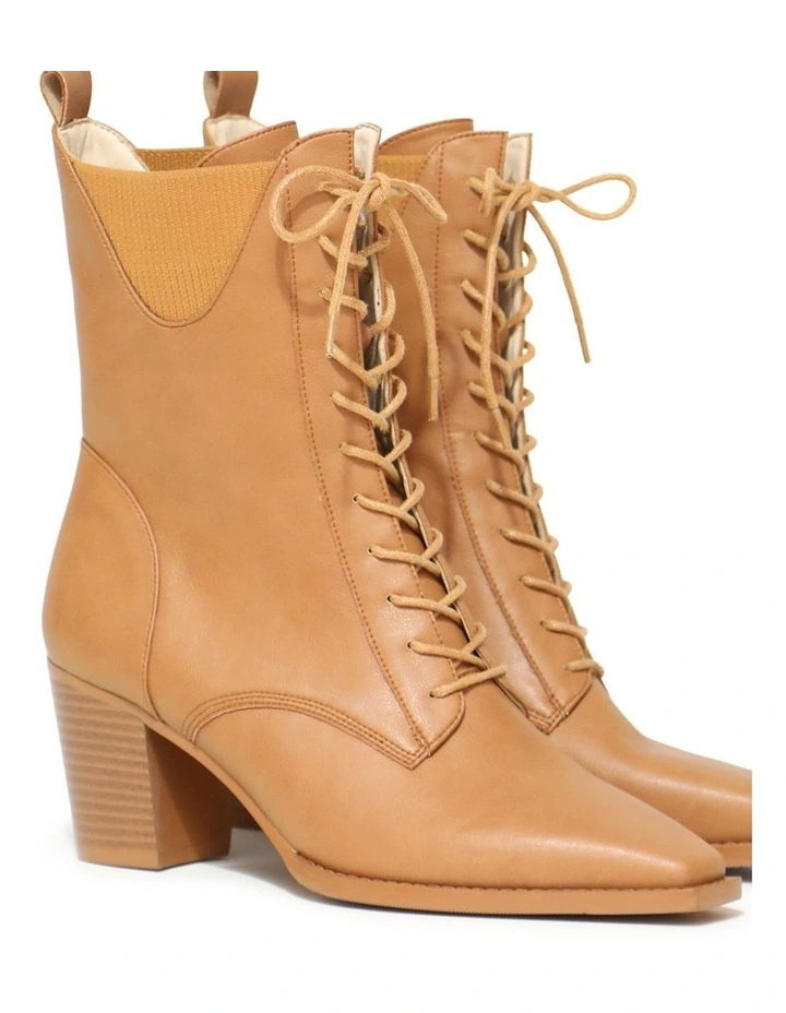 Jumping Ship Laced Boot in Tan image 5