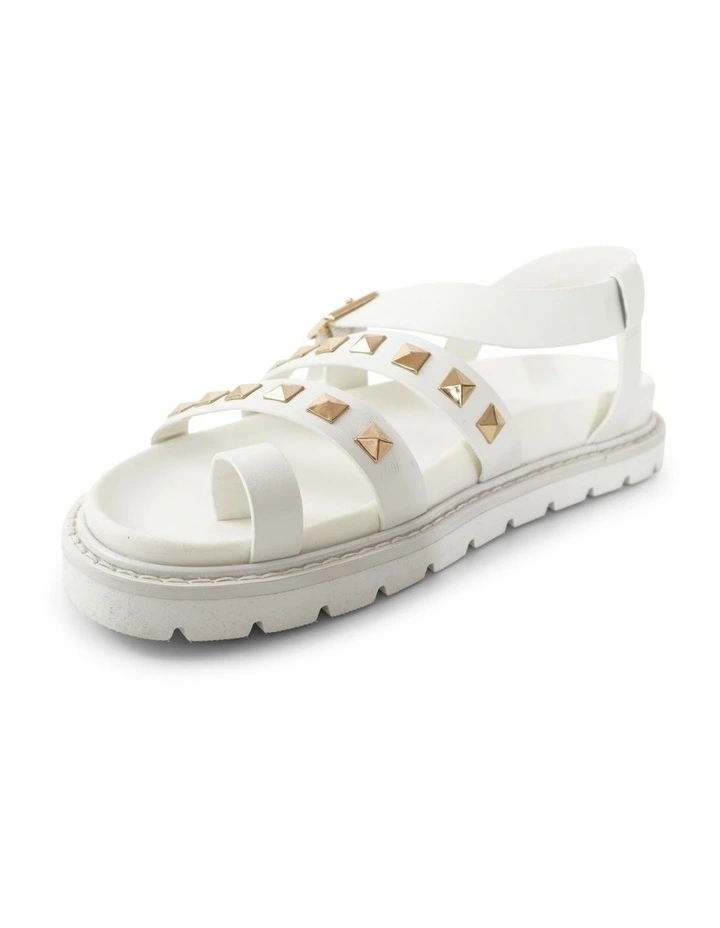 Morning Mood Chunky Stud Sandal in Cream image 3