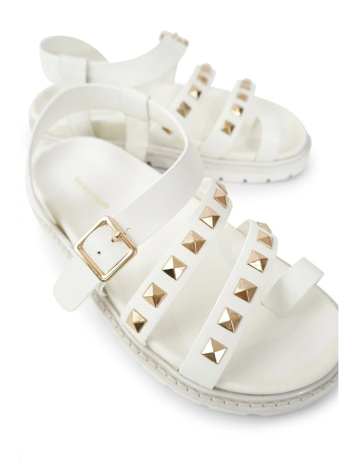 Morning Mood Chunky Stud Sandal in Cream image 6