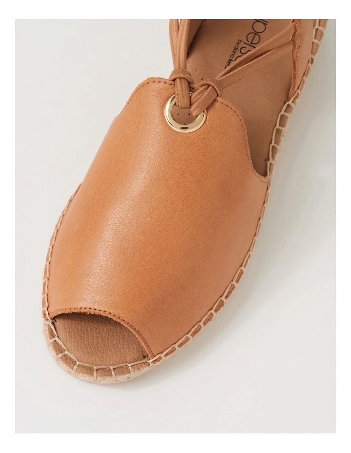 Kitti Dark Tan Leather Sandals image 4