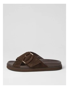 Vanana Espresso Suede Sandals
