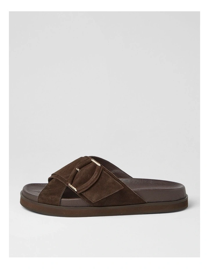 Vanana Espresso Suede Sandals image 1