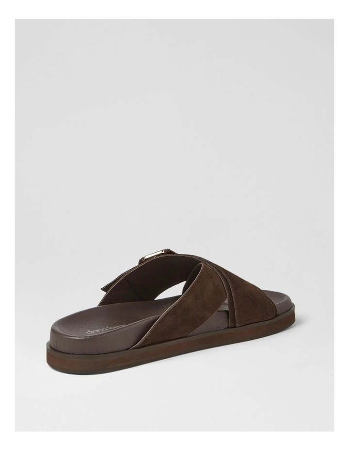 Vanana Espresso Suede Sandals image 3