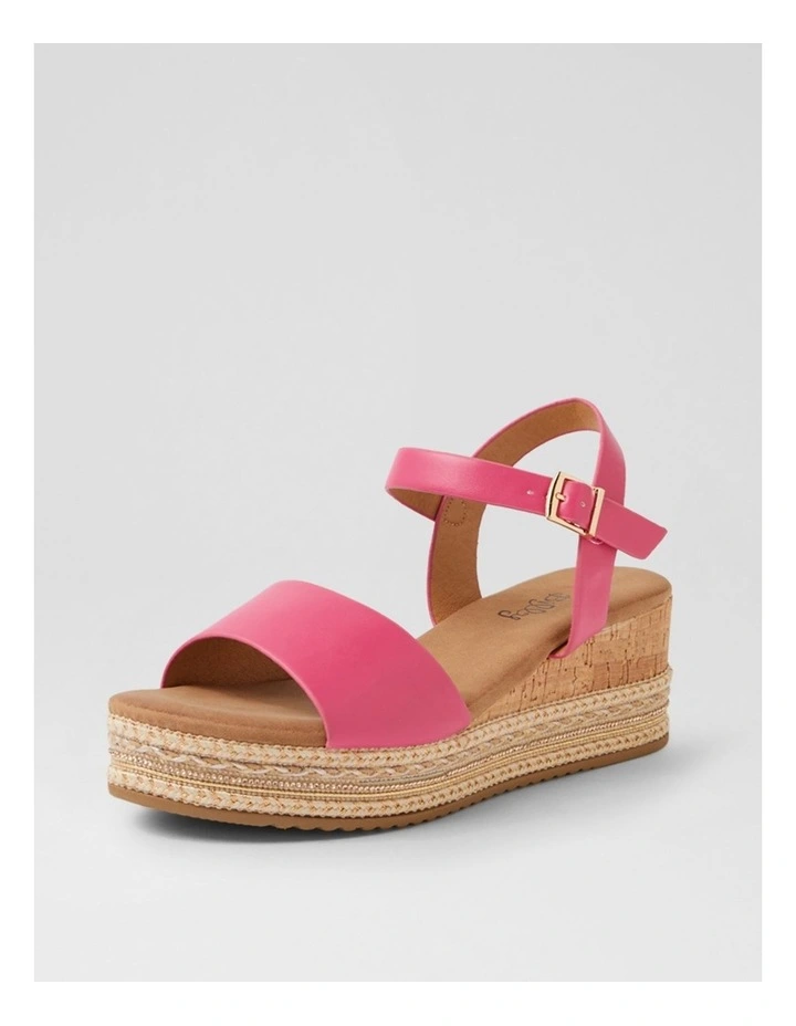 Sinso Fuchsia Platform Wedge Sandals image 2