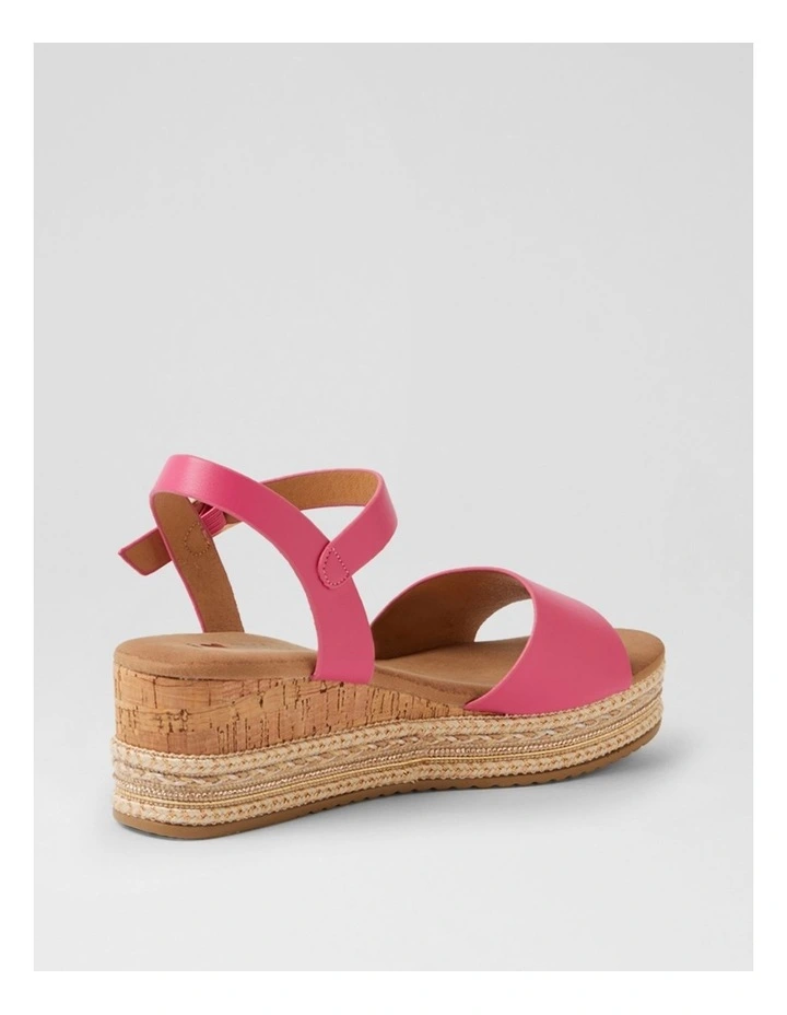 Sinso Fuchsia Platform Wedge Sandals image 3
