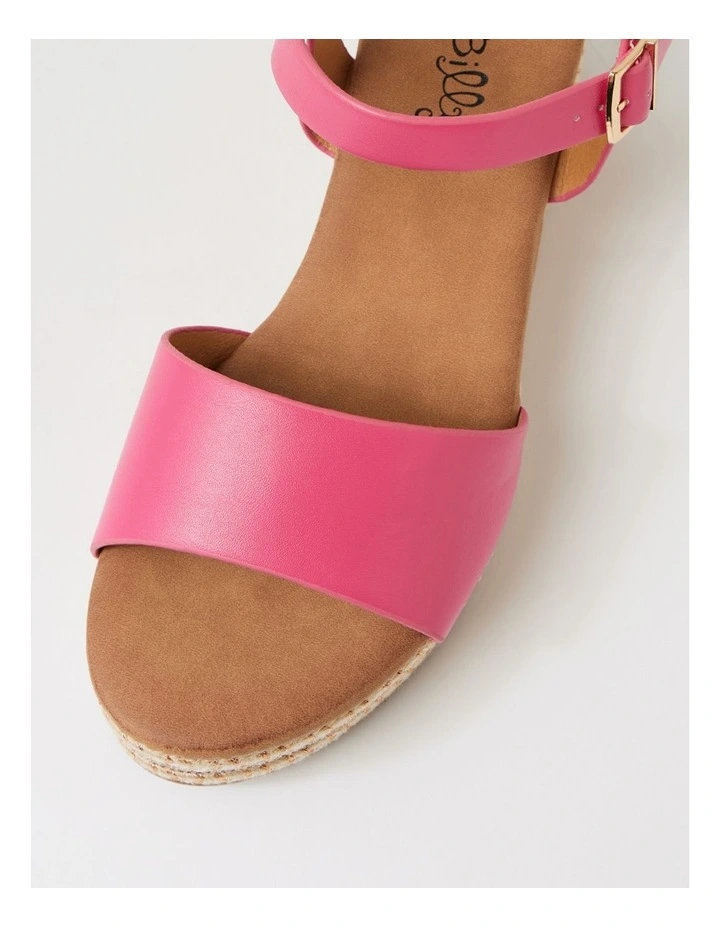 Sinso Fuchsia Platform Wedge Sandals image 4