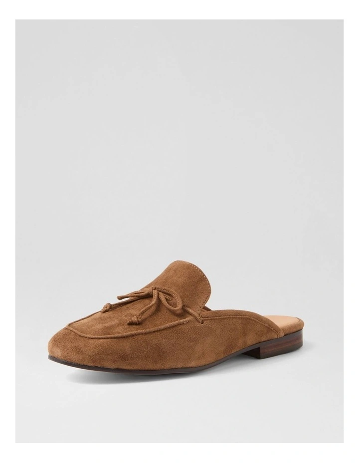 Irrino Coffee Suede Flat Shoes image 2