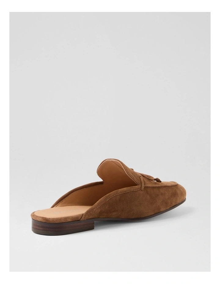 Irrino Coffee Suede Flat Shoes image 3