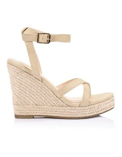 Ambrose Rope Wedges - Nude