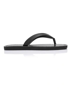Dune Casual Thongs - Black