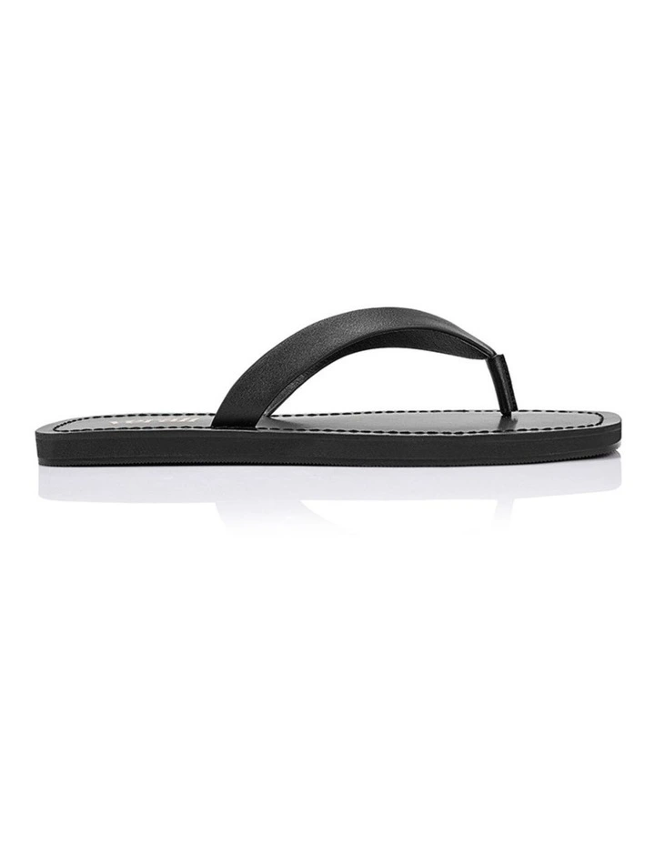 Dune Casual Thongs - Black image 1