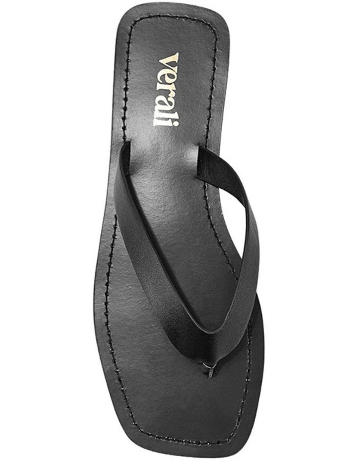 Dune Casual Thongs - Black image 4